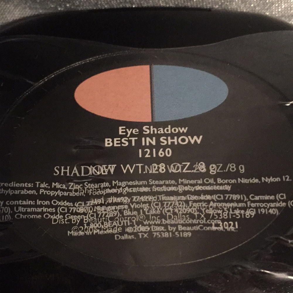 Beauticontrol Eye Shadow Duo, Best in show, NWT